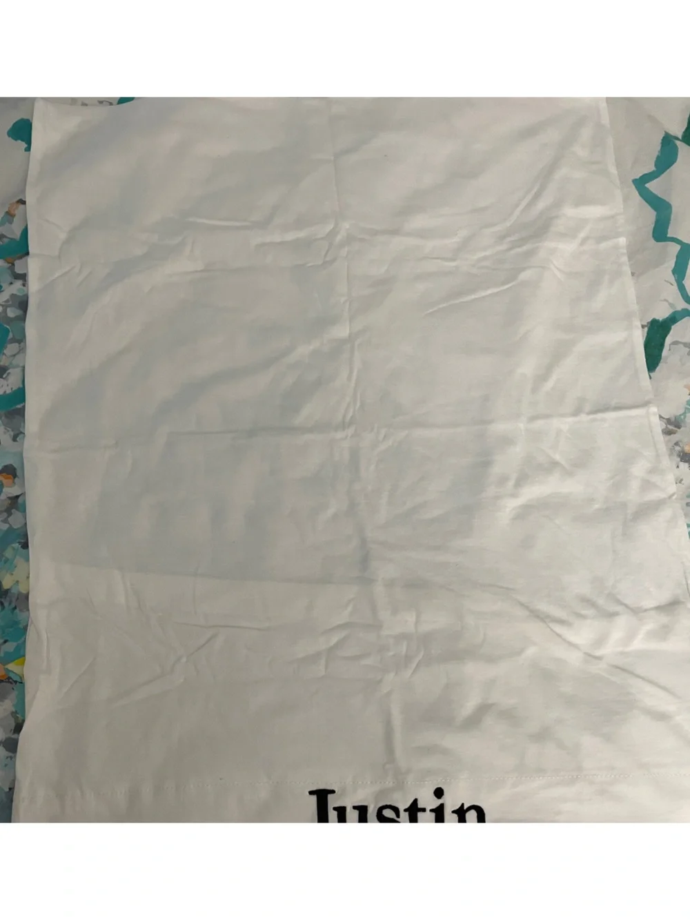 NEW Pottery Barn Dorm college White Embroidered “Justin” Sheet 3pcs Set Twin